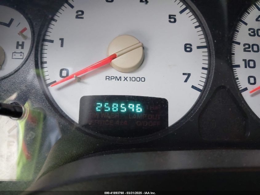 2003 Dodge Ram 1500 Slt/Laramie/St VIN: 1D7HA18Z63S122935 Lot: 41893768