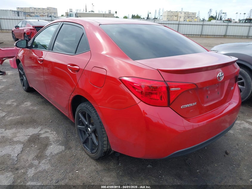 2018 TOYO COROLLA XSE W/CONTIN VIN: 5YFBURHE0JP778792