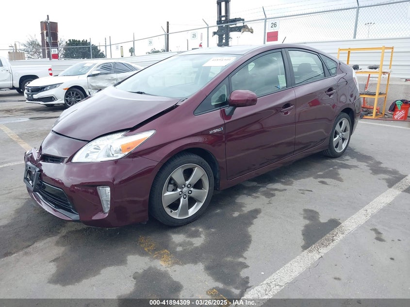 2013 TOYOTA PRIUS VIN: JTDKN3DU1D5574074