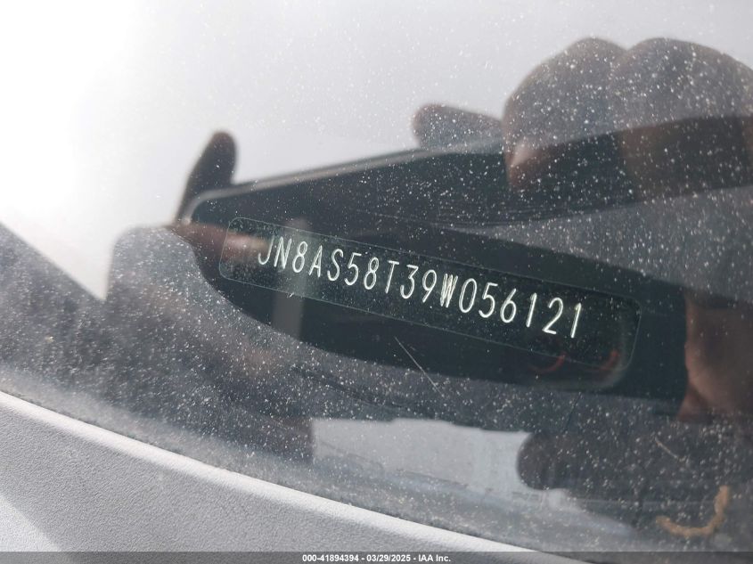 2009 Nissan Rogue S VIN: JN8AS58T39W056121 Lot: 41894394