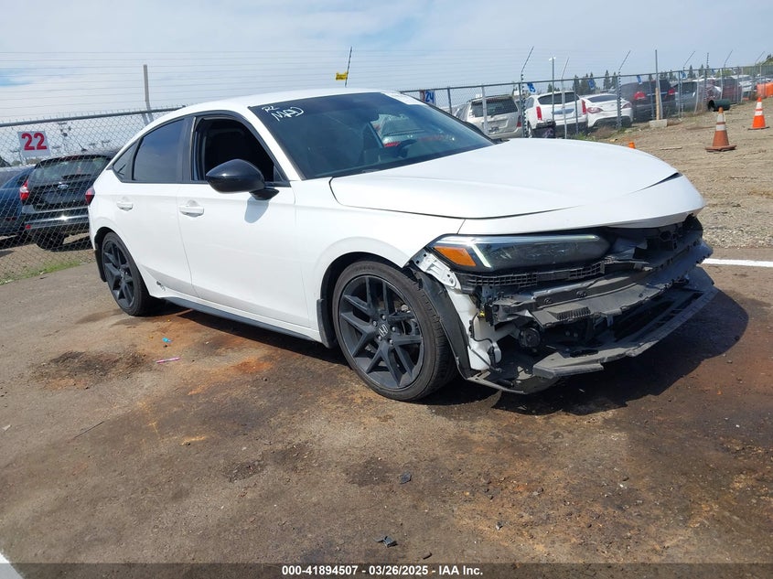 2022 HONDA CIVIC VIN: 19XFL2H82NE004637