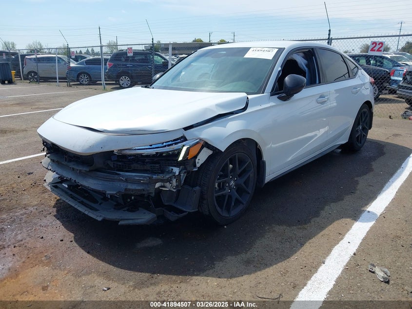 2022 HONDA CIVIC VIN: 19XFL2H82NE004637