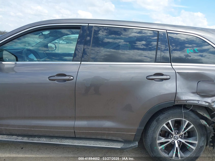 2018 TOYOTA HIGHLANDER LE - 5TDZZRFHXJS249130