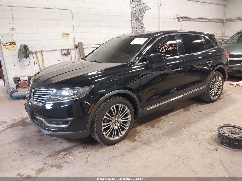 2016 LINCOLN MKX VIN: 2LMTJ8LR8GBL77039