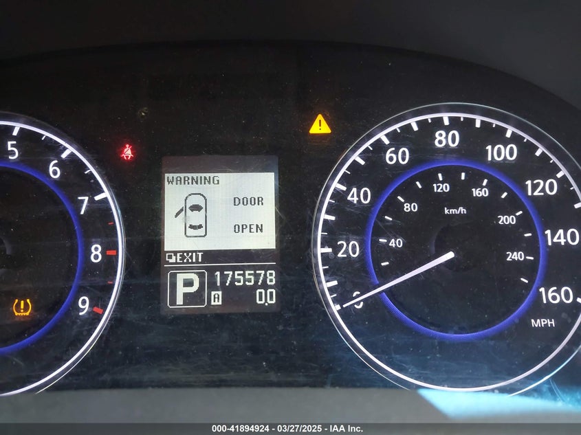 2011 Infiniti G25 Journey VIN: JN1DV6AP3BM600978 Lot: 41894924