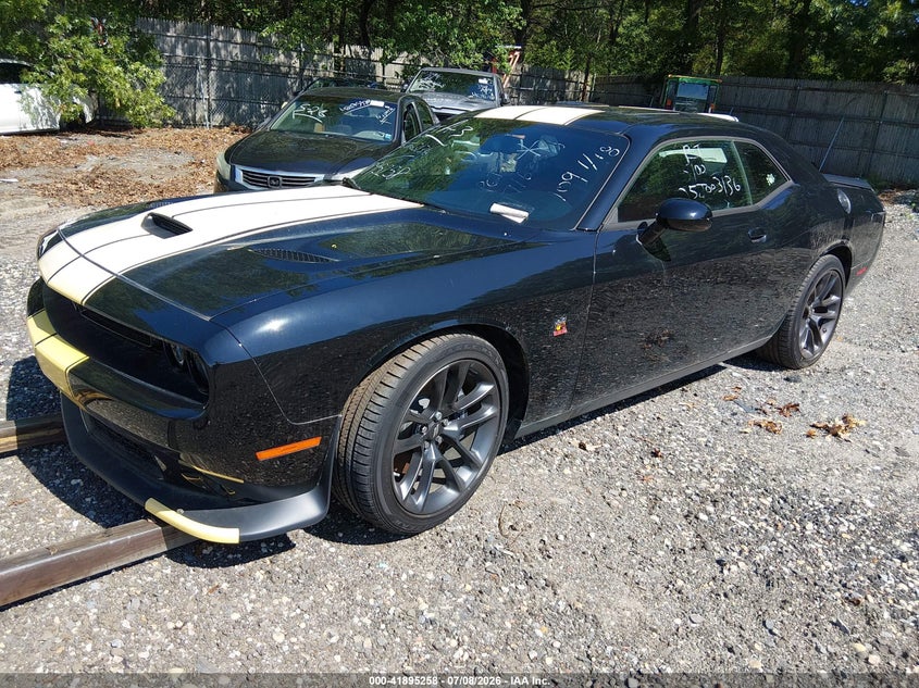 Vin: 2c3cdzfj4nh164459, lot: 42386513, dodge challenger r/t scat pack 20222