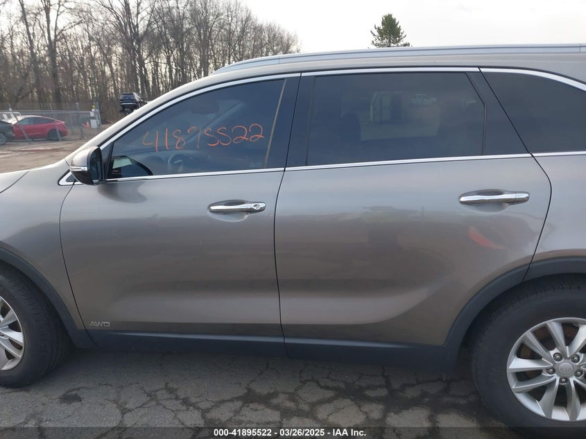 2016 Kia Sorento 2.4L Lx VIN: 5XYPGDA30GG054607 Lot: 41895522