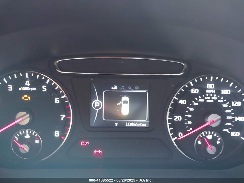 2016 Kia Sorento 2.4L Lx VIN: 5XYPGDA30GG054607 Lot: 41895522