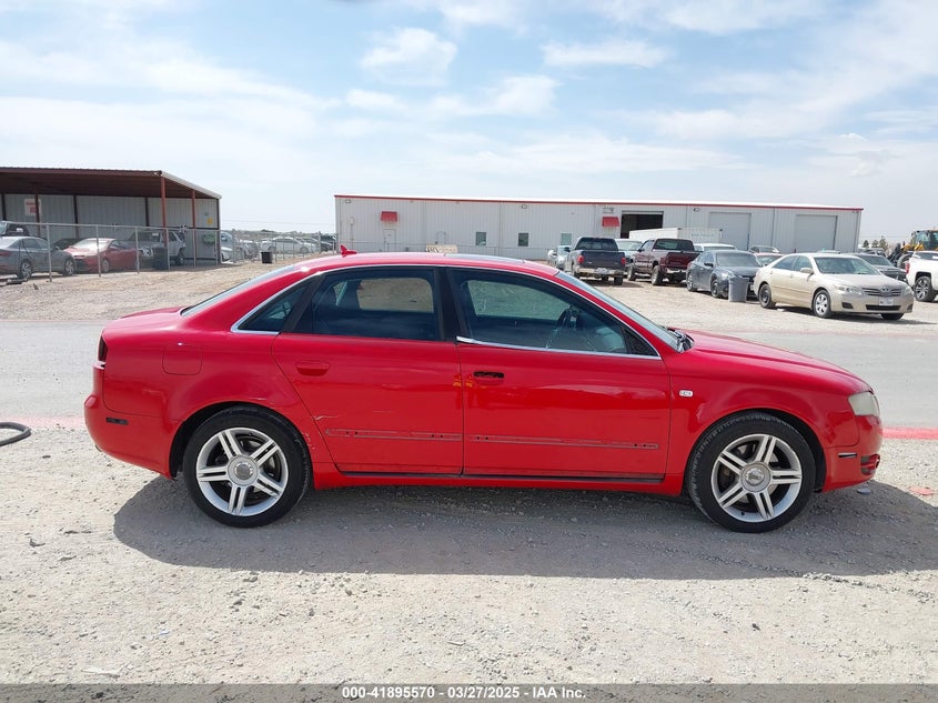 2007 AUDI A4 VIN: WAUDF78E27A184674