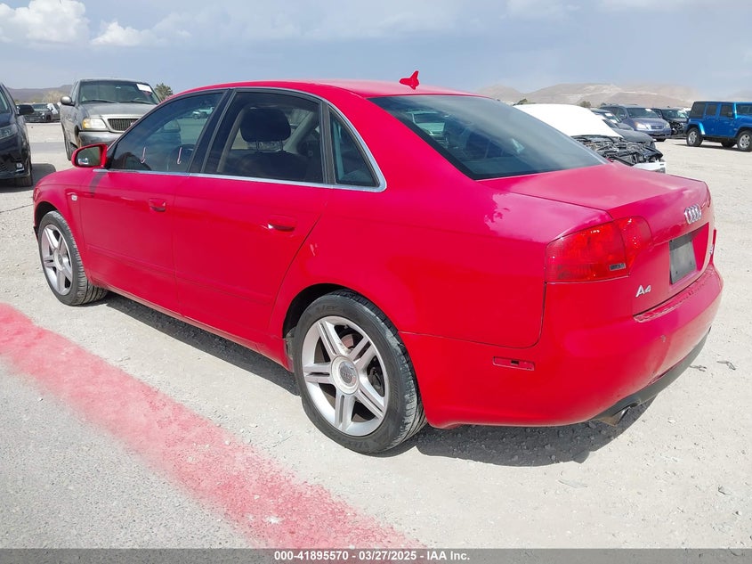 2007 AUDI A4 VIN: WAUDF78E27A184674