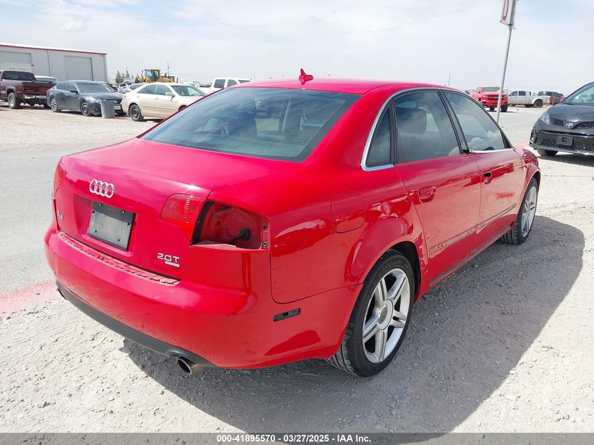 2007 AUDI A4 VIN: WAUDF78E27A184674