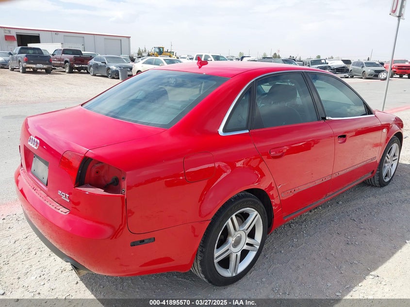 2007 AUDI A4 VIN: WAUDF78E27A184674