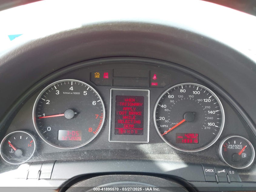 2007 AUDI A4 VIN: WAUDF78E27A184674