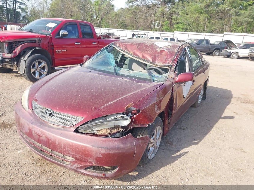 2004 Toyota Camry Le V6 VIN: 4T1BF32KX4U073166 Lot: 41895684