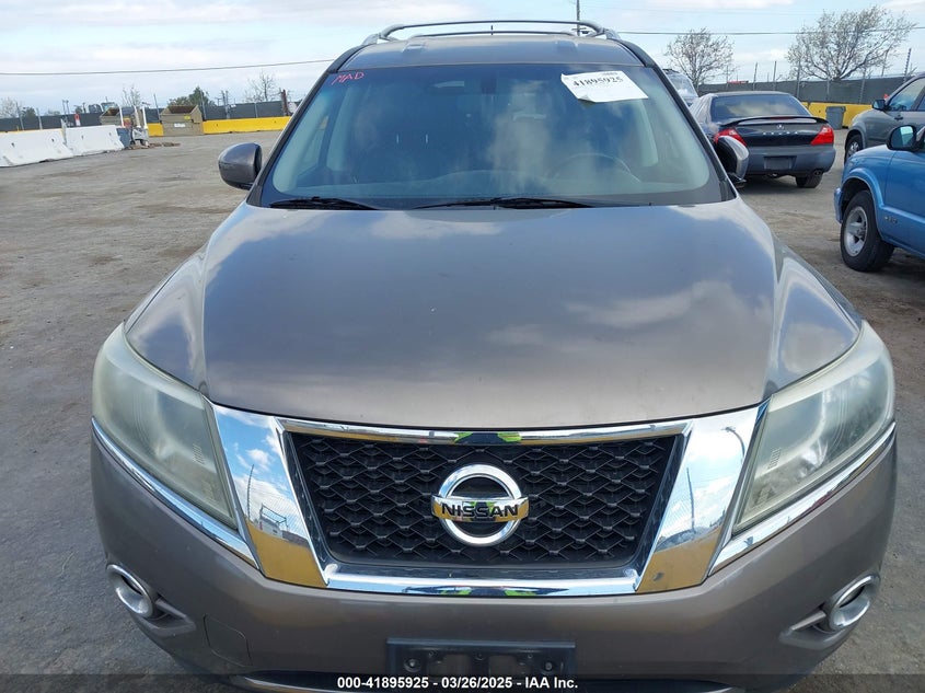 2013 Nissan Pathfinder Sl VIN: 5N1AR2MM5DC676818 Lot: 41895925