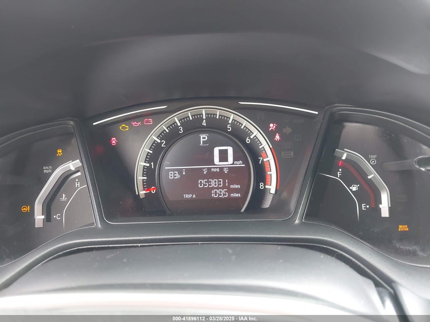 2017 HONDA CIVIC VIN: 2HGFC4B53HH311772