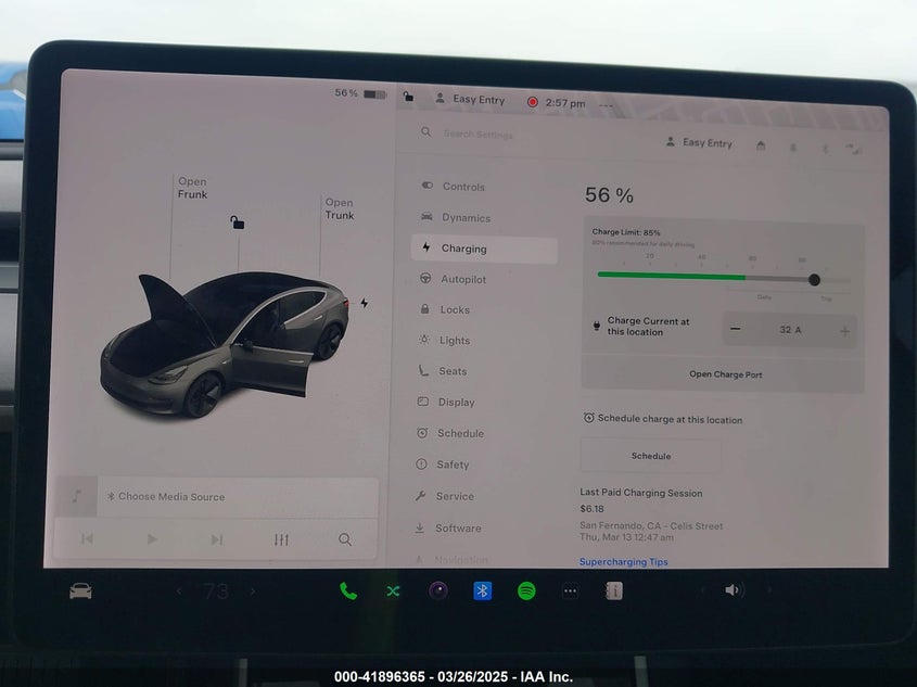 2019 TESLA MODEL 3 VIN: 5YJ3E1EA2KF400197