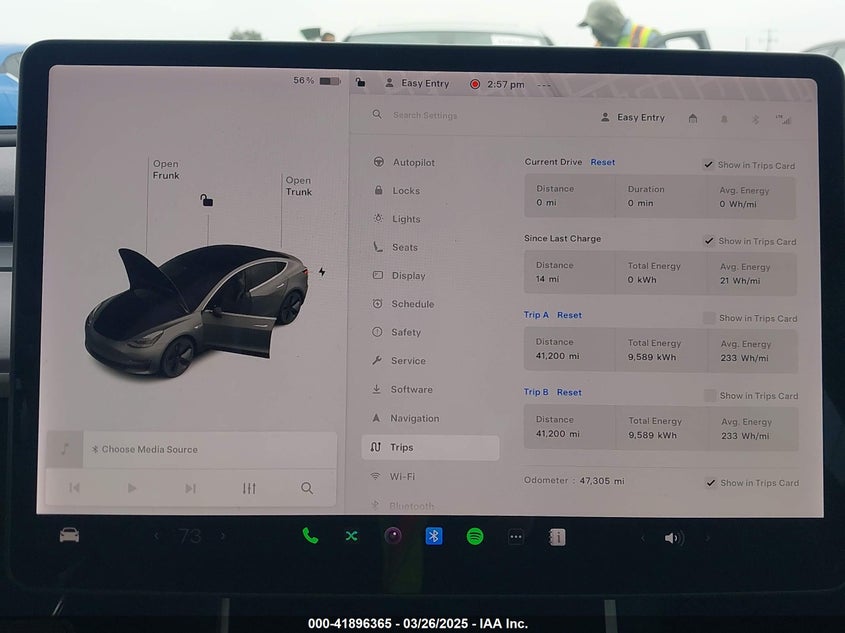 2019 TESLA MODEL 3 VIN: 5YJ3E1EA2KF400197