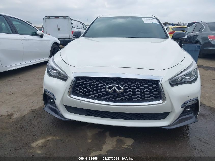 2020 Infiniti Q50 Red Sport 400 VIN: JN1FV7AP9LM630602 Lot: 41896584