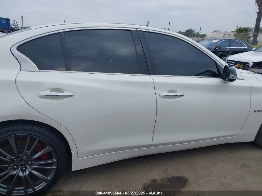 2020 Infiniti Q50 Red Sport 400 VIN: JN1FV7AP9LM630602 Lot: 41896584