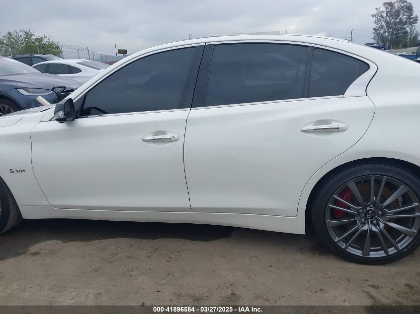 2020 Infiniti Q50 Red Sport 400 VIN: JN1FV7AP9LM630602 Lot: 41896584