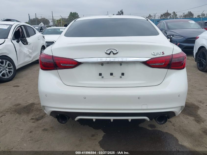 2020 Infiniti Q50 Red Sport 400 VIN: JN1FV7AP9LM630602 Lot: 41896584
