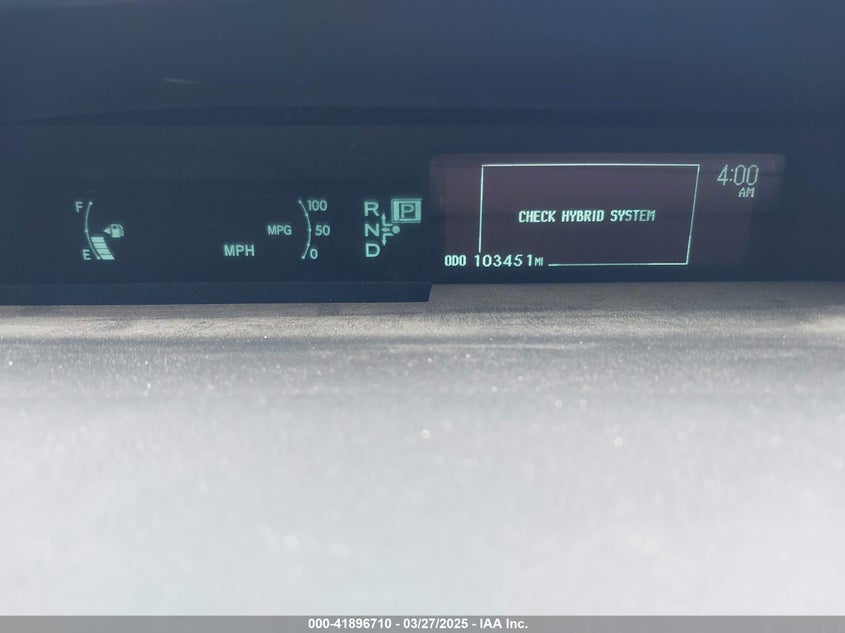 2010 TOYOTA PRIUS VIN: JTDKN3DU7A0230967
