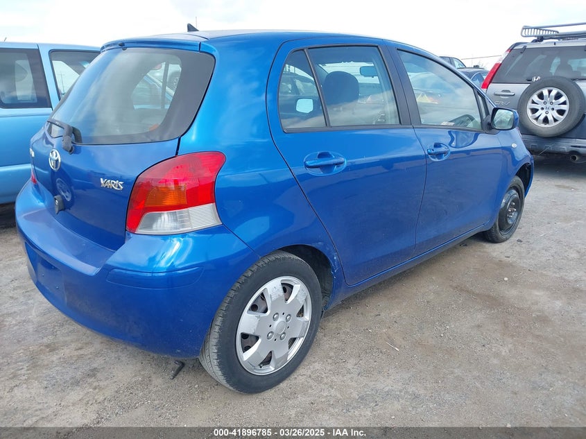 2010 TOYOTA YARIS VIN: JTDKT4K34A5301180