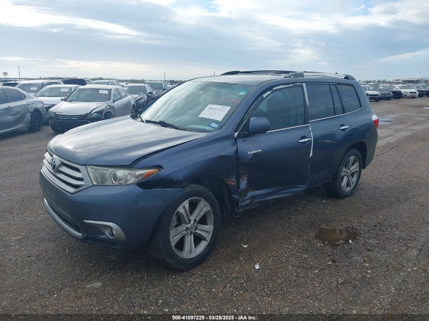 2013 Toyota Highlander Limited V6 VIN: 5TDYK3EH0DS103886 Lot: 41897229