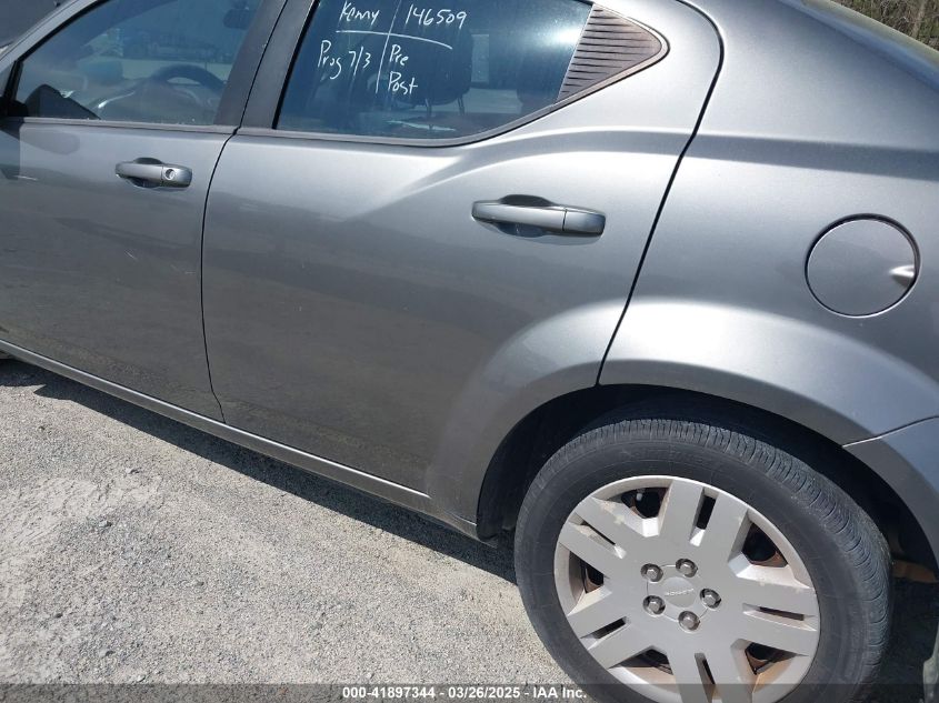 2013 Dodge Avenger Se VIN: 1C3CDZAB7DN575831 Lot: 41897344