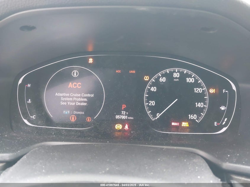 2019 HONDA ACCORD VIN: 1HGCV1F54KA091571
