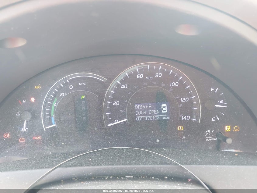 2011 TOYOTA CAMRY HYBRID VIN: 4T1BB3EK2BU142369