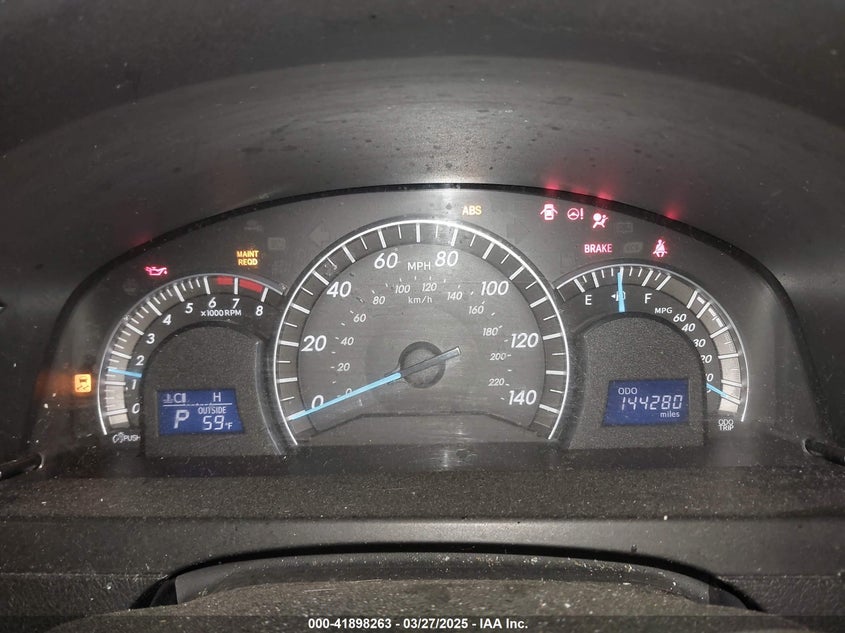 2012 TOYOTA CAMRY VIN: 4T1BF1FK8CU552358