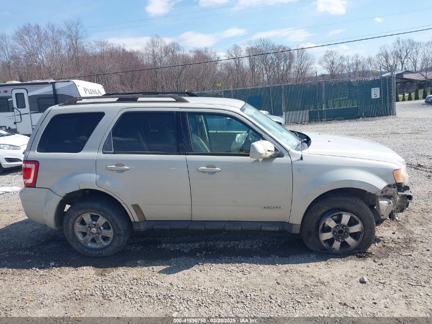 2008 Ford Escape Limited VIN: 1FMCU04178KA37062 Lot: 41898750