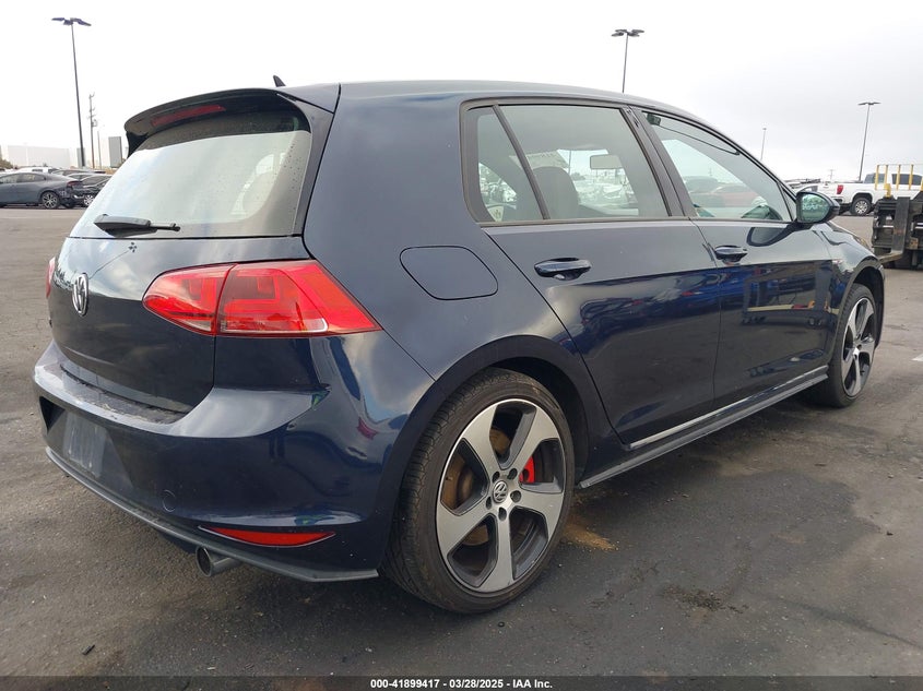 2016 VOLKSWAGEN GOLF GTI SE W/PERFORMANCE PACKAGE 4-DOOR - 3VW547AU3GM055213