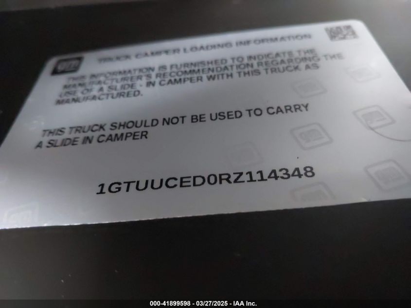 2024 GMC Sierra 1500 - 1GTUUCED0RZ114348