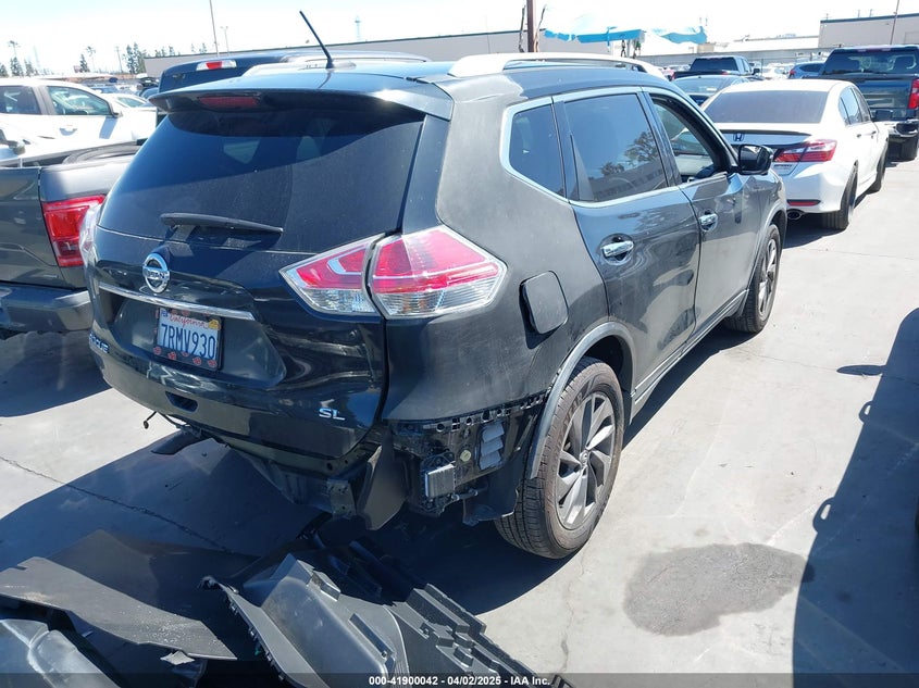 2016 NISSAN ROGUE S/SL/SV - 5N1AT2MT6GC798620