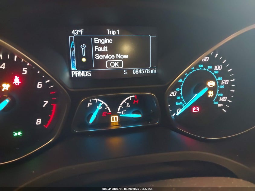 2016 FORD ESCAPE VIN: 1FMCU0F76GUC09960