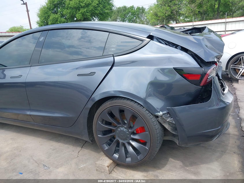 2021 TESL MODEL 3 PERFORMANCE VIN: 5YJ3E1EC0MF060343
