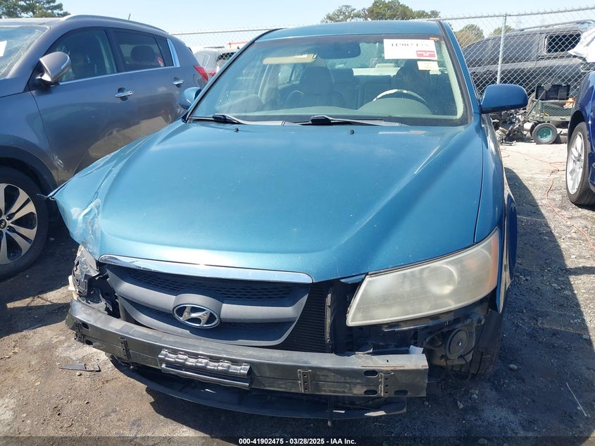 2006 HYUNDAI SONATA VIN: 5NPEU46F76H077442