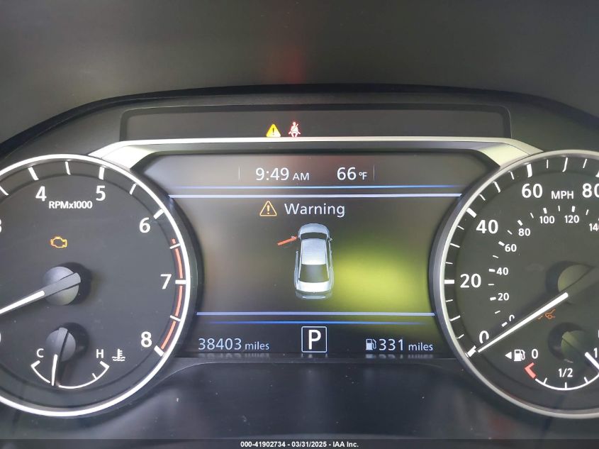 2024 Nissan Altima Sv Fwd VIN: 1N4BL4DV8RN327846 Lot: 41902734