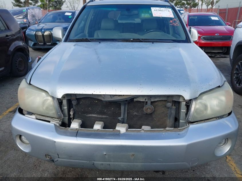 2005 Toyota Highlander Limited V6 VIN: JTEDP21A750053653 Lot: 41902774