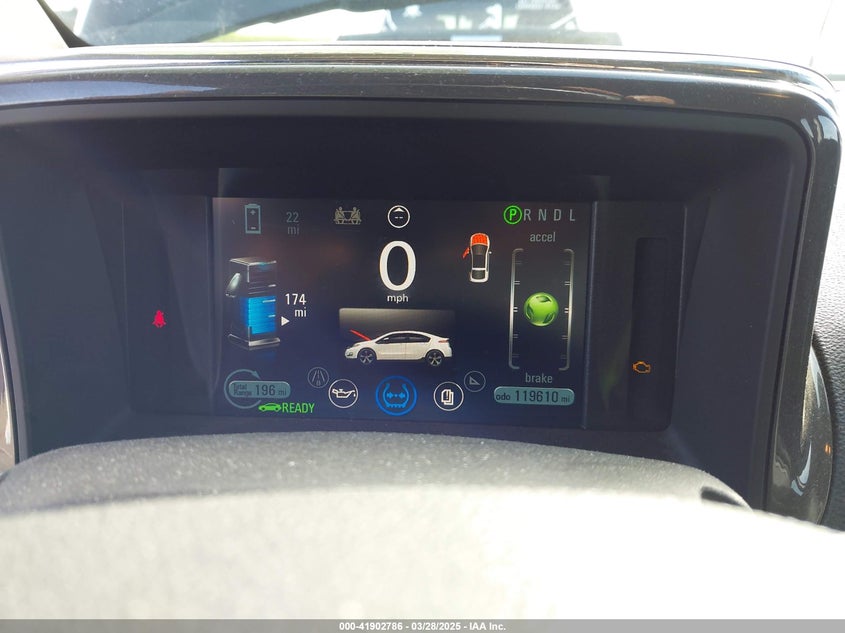 2012 CHEVROLET VOLT VIN: 1G1RD6E44CU117127