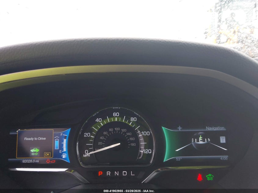 2013 LINCOLN MKZ HYBRID VIN: 3LN6L2LU5DR824153