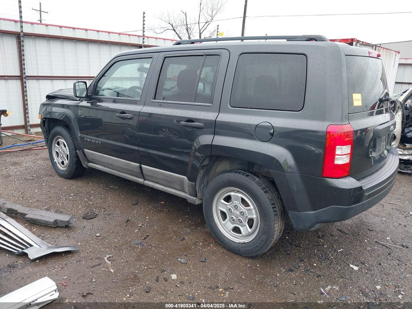 2011 JEEP PATRIOT VIN: 1J4NT1GA9BD122962