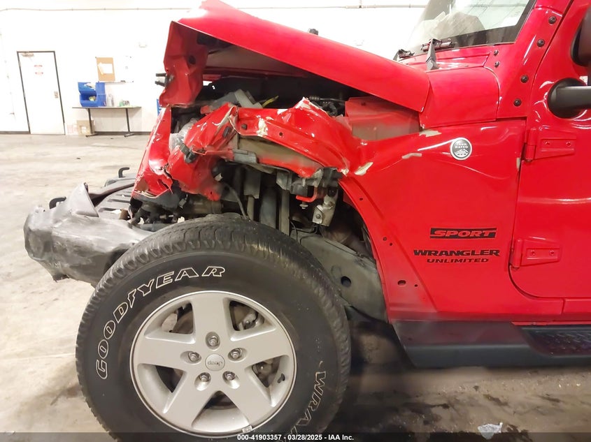 2016 JEEP WRANGLER UNLIMITED SPORT - 1C4HJWDG9GL308299