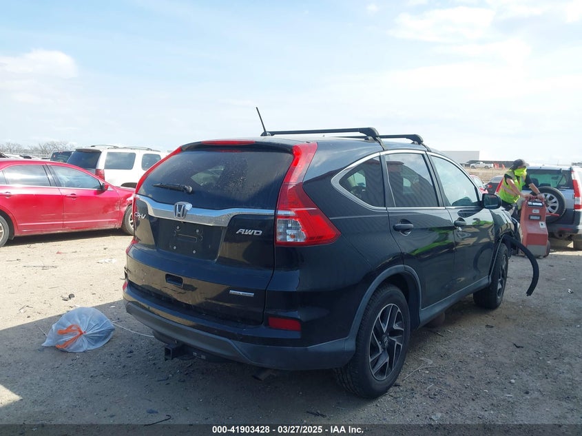 2016 HONDA CR-V SE - 2HKRM4H48GH667695