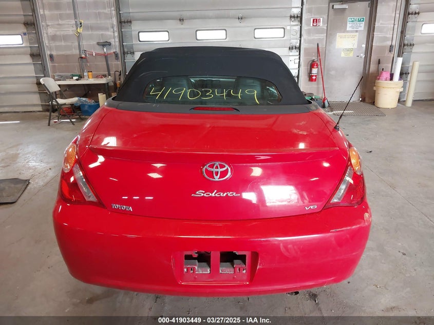 2006 TOYOTA CAMRY SOLARA VIN: 4T1FA38P46U086162