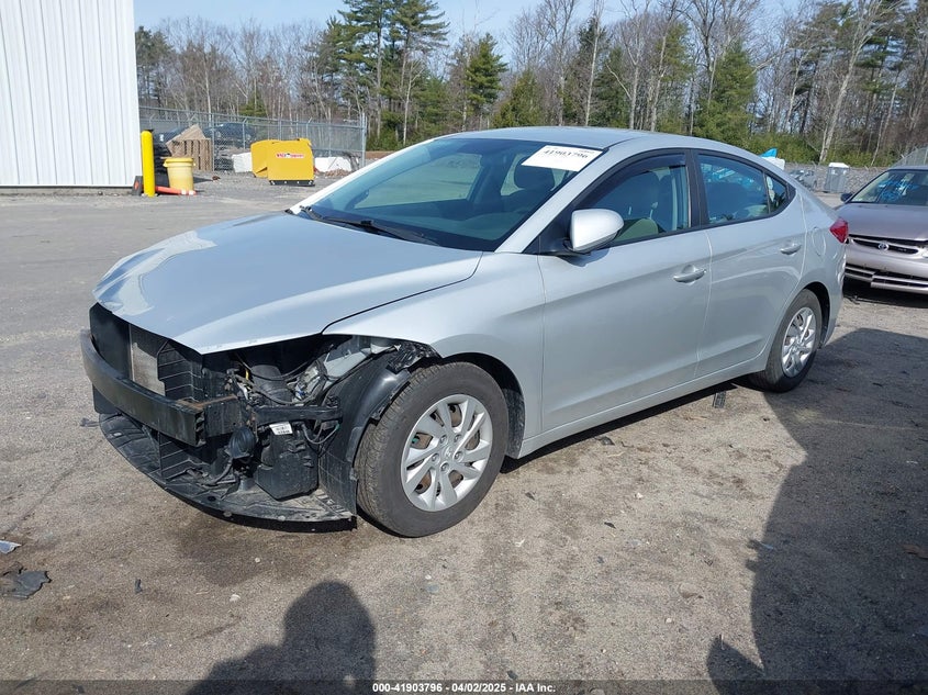 2018 HYUNDAI ELANTRA VIN: 5NPD74LF6JH297204