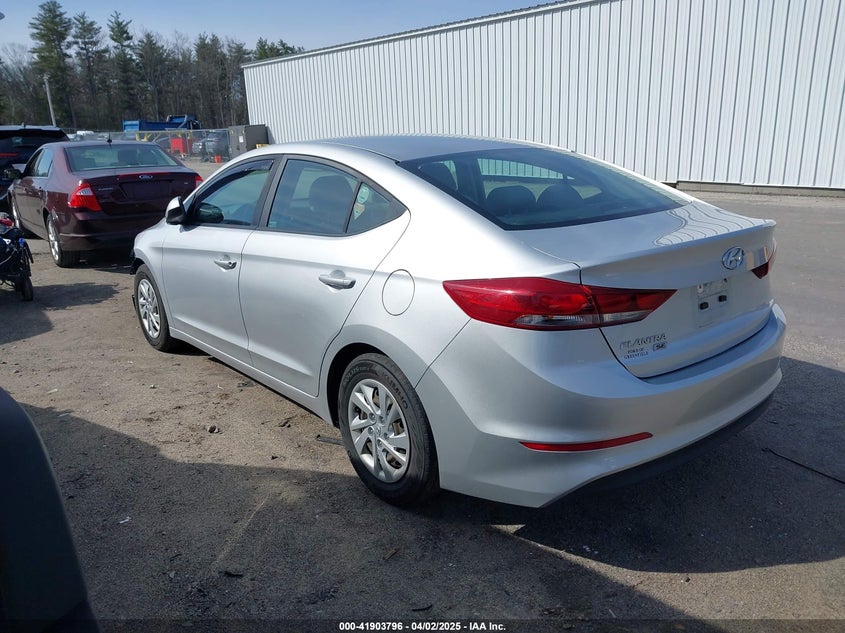 2018 HYUNDAI ELANTRA VIN: 5NPD74LF6JH297204